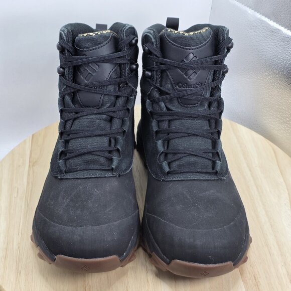 Men's Columbia Expeditionist Shield Waterproof Insulated Black Boots / Size 7.5 - Picture 4 of 9